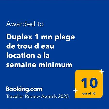 Duplex 1 Mn Plage De Trou D Eau Location A La Semaine Minimum La Saline Le Bains Extérieur photo